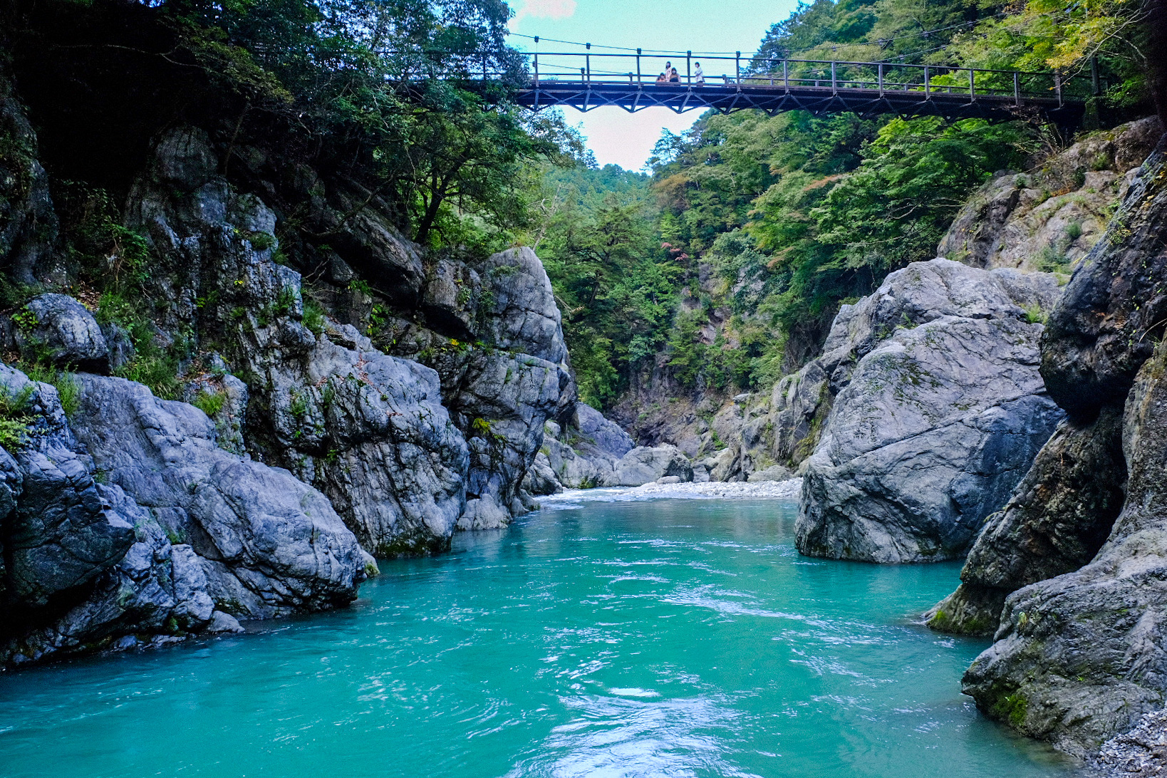 奥多摩・鳩ノ巣渓谷の風景
